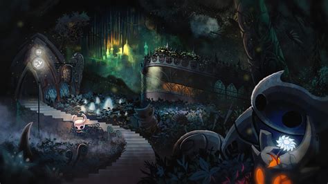 Hollow Knight: Enchanted Forest 4K Ultra HD Wallpaper.